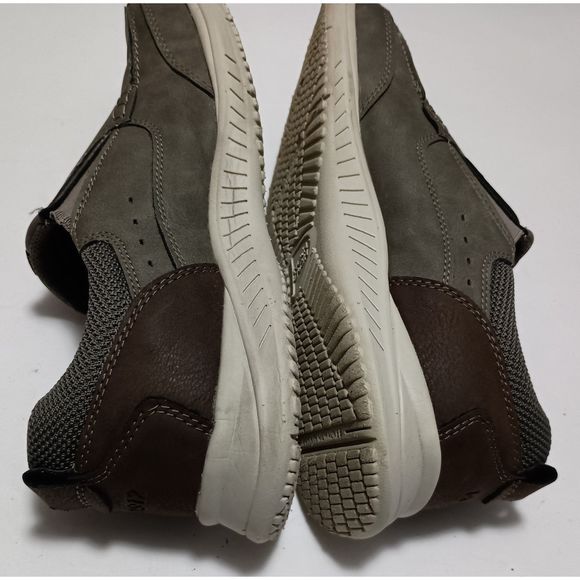 NUNN BUSH, Grey Conway Moc Toe Slip On Shoes, Men's Size 10.5 W - Picture 5 of 8